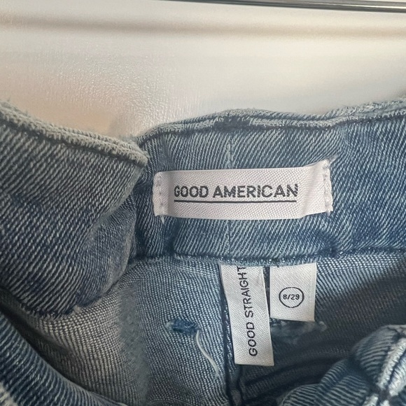 Good American Good Straight Denim Jeans (8/29) - Picture 3 of 6
